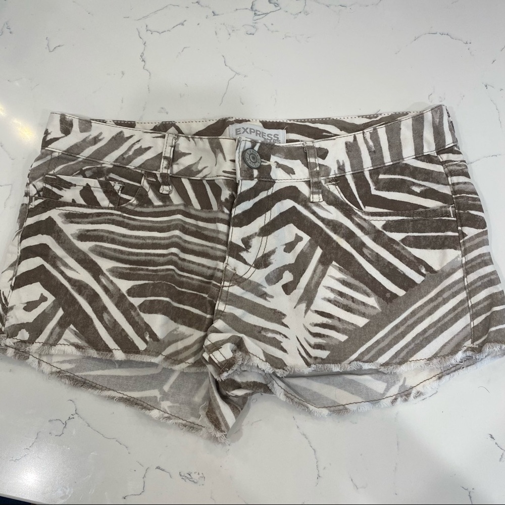 Express Patterned Shorts